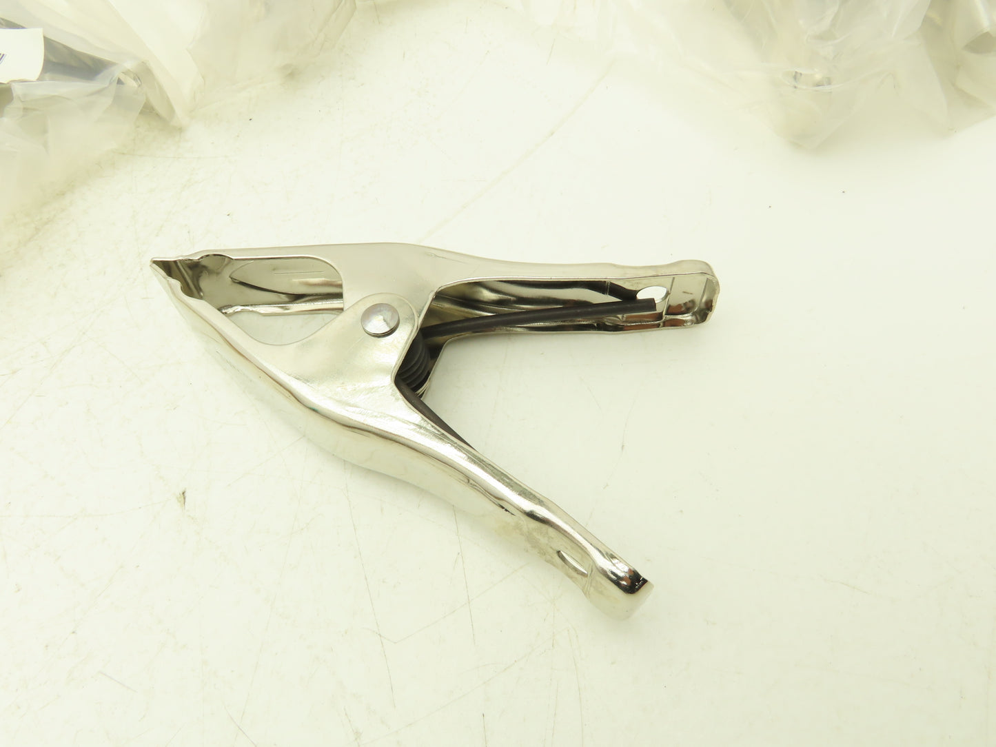 Westward 4CN92A Steel Jaw Tip Clamp 2" Max opening 6" Overall Length Lot of 10