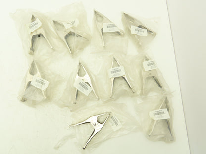 Westward 4CN92A Steel Jaw Tip Clamp 2" Max opening 6" Overall Length Lot of 10