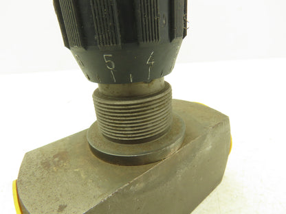 Hycon DRV-20-01.1/12 Hydraulic Flow Control Needle Valve 1-1/4 NPT 5000 PSI