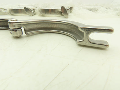 TL China 2" Steel Bolted Sanitary Clamp 304SS 2" Pipe Flange Dia 2.5" Lot of 20