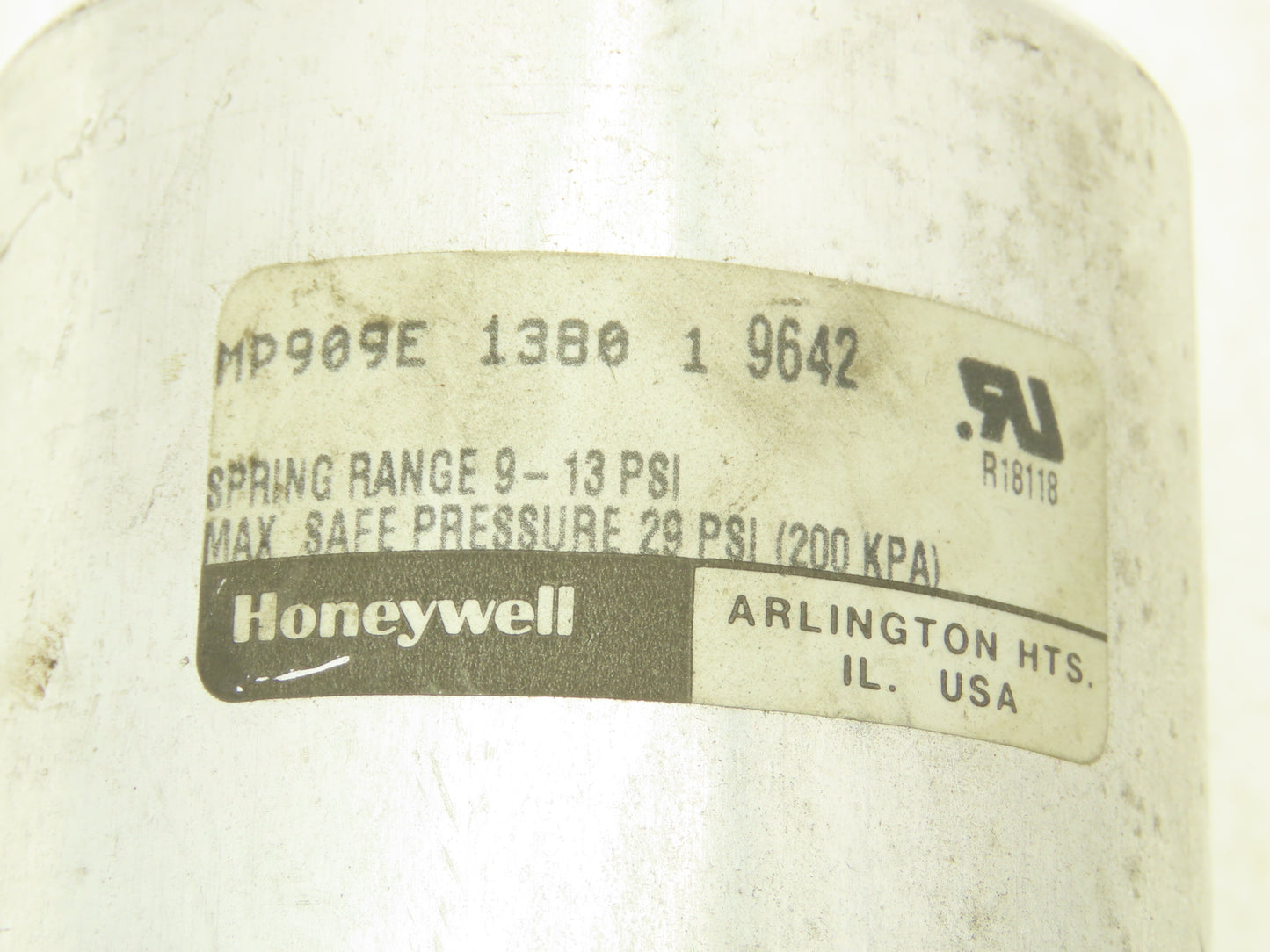Honeywell MP909E 1380 9625 Pneumatic Damper Actuator Spring Return 9-13PSI