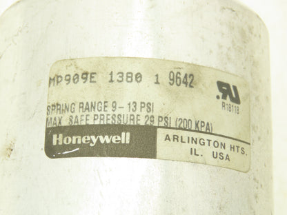 Honeywell MP909E 1380 9625 Pneumatic Damper Actuator Spring Return 9-13PSI