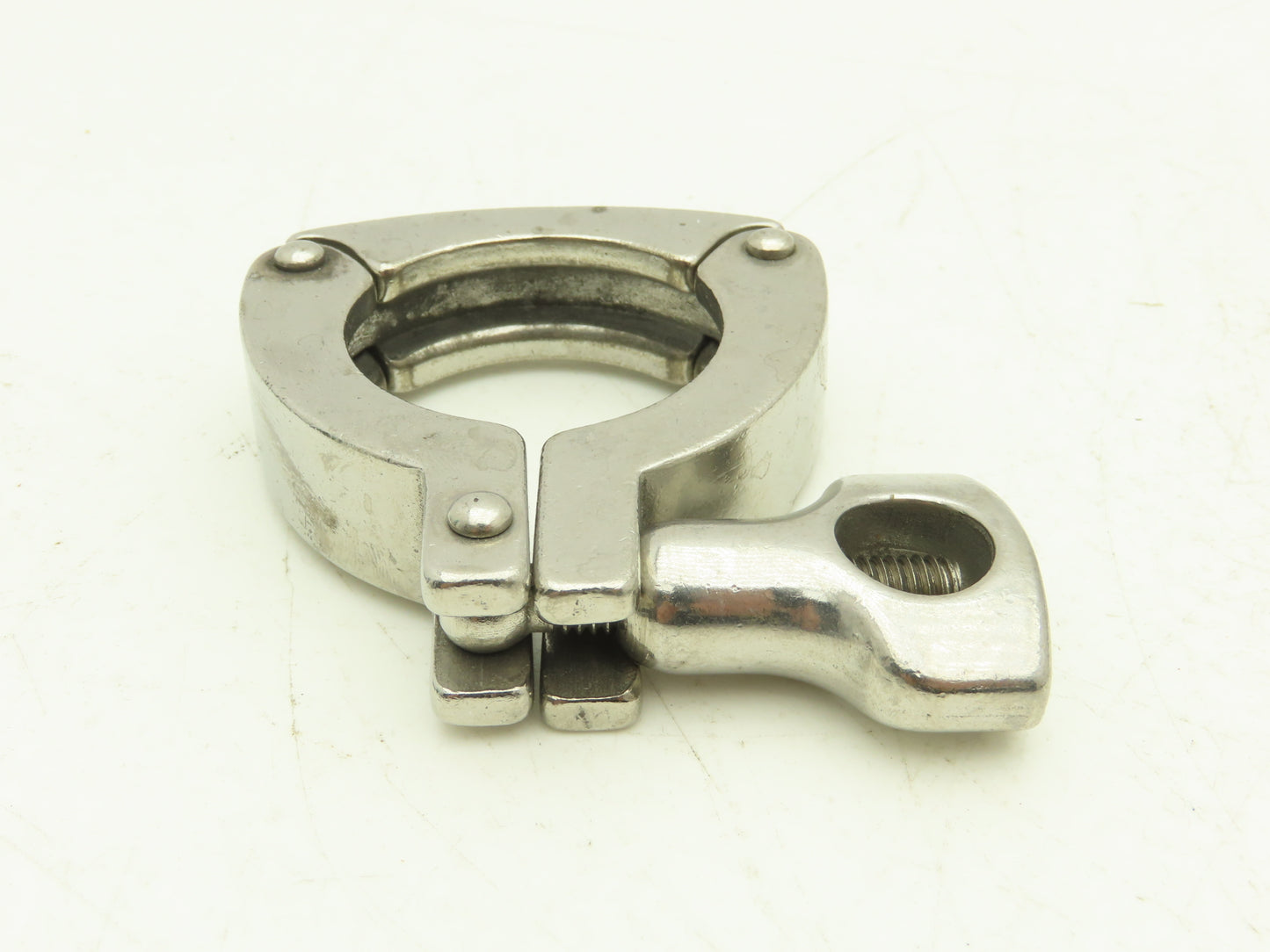 13MHHS-1-304 3 Segment Sanitary Clamp 1" to 1.5" Pipe W 2.1" Flange Lot of 17