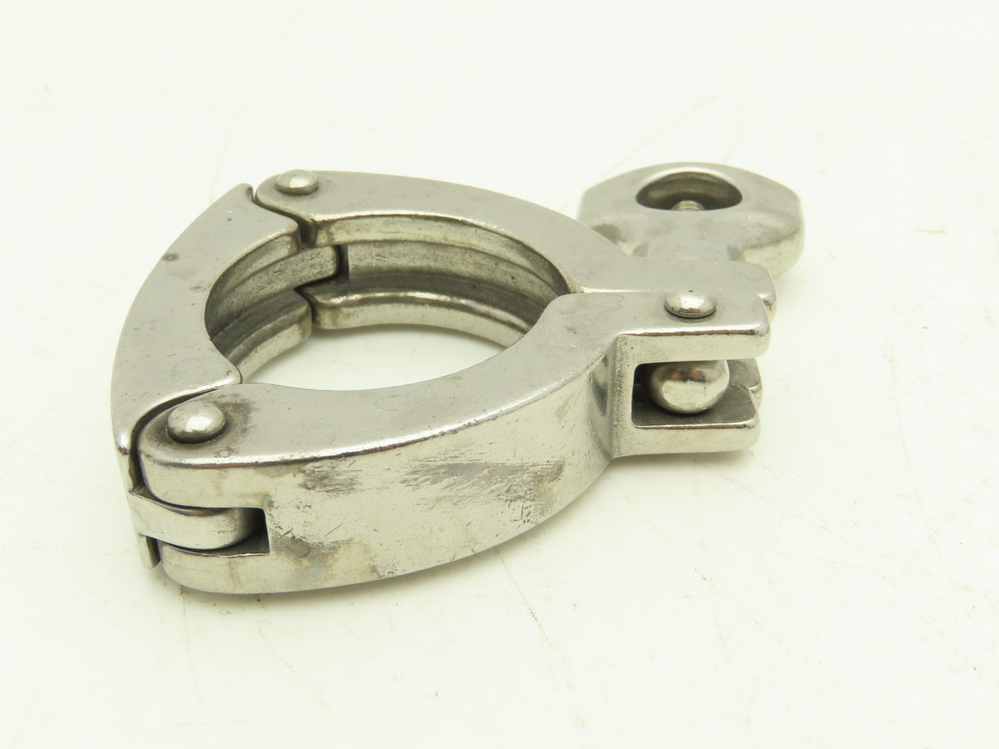 13MHHS-1-304 3 Segment Sanitary Clamp 1" to 1.5" Pipe W 2.1" Flange Lot of 17
