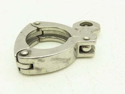 13MHHS-1-304 3 Segment Sanitary Clamp 1" to 1.5" Pipe W 2.1" Flange Lot of 17
