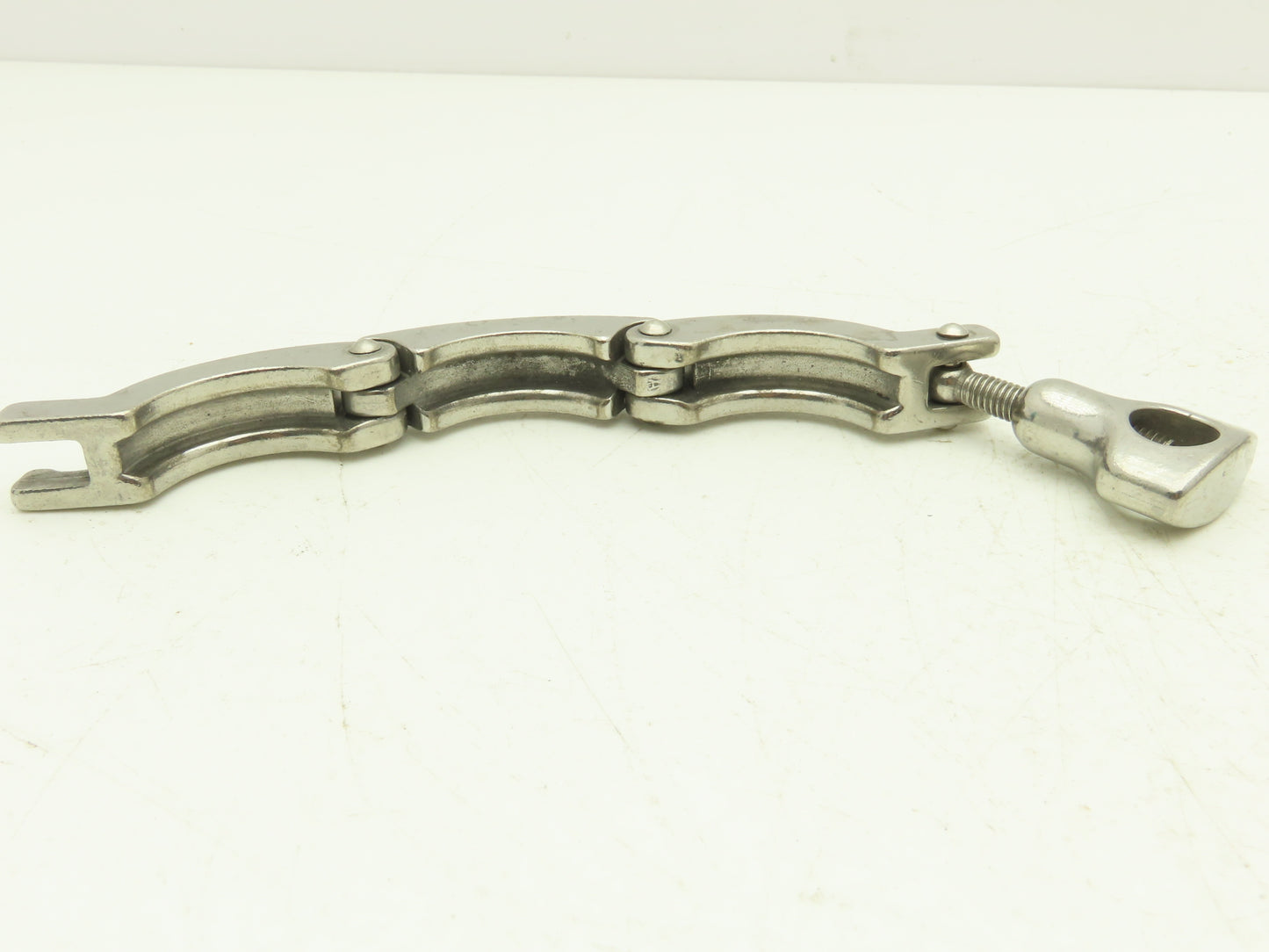 13MHHS-1-304 3 Segment Sanitary Clamp 1" to 1.5" Pipe W 2.1" Flange Lot of 17