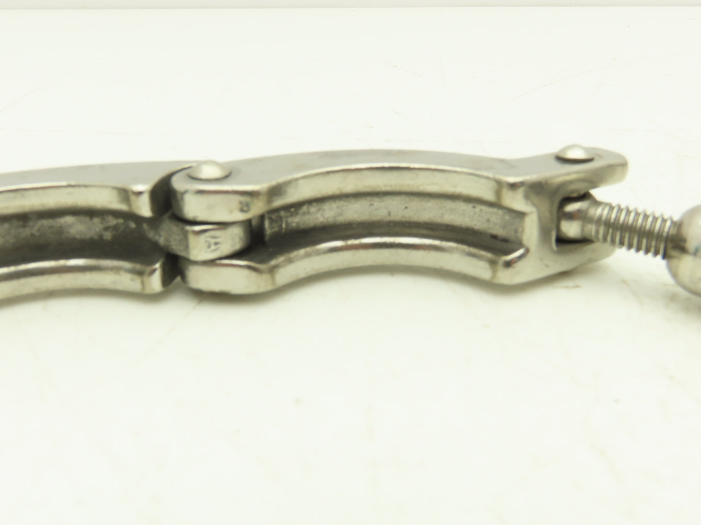 13MHHS-1-304 3 Segment Sanitary Clamp 1" to 1.5" Pipe W 2.1" Flange Lot of 17