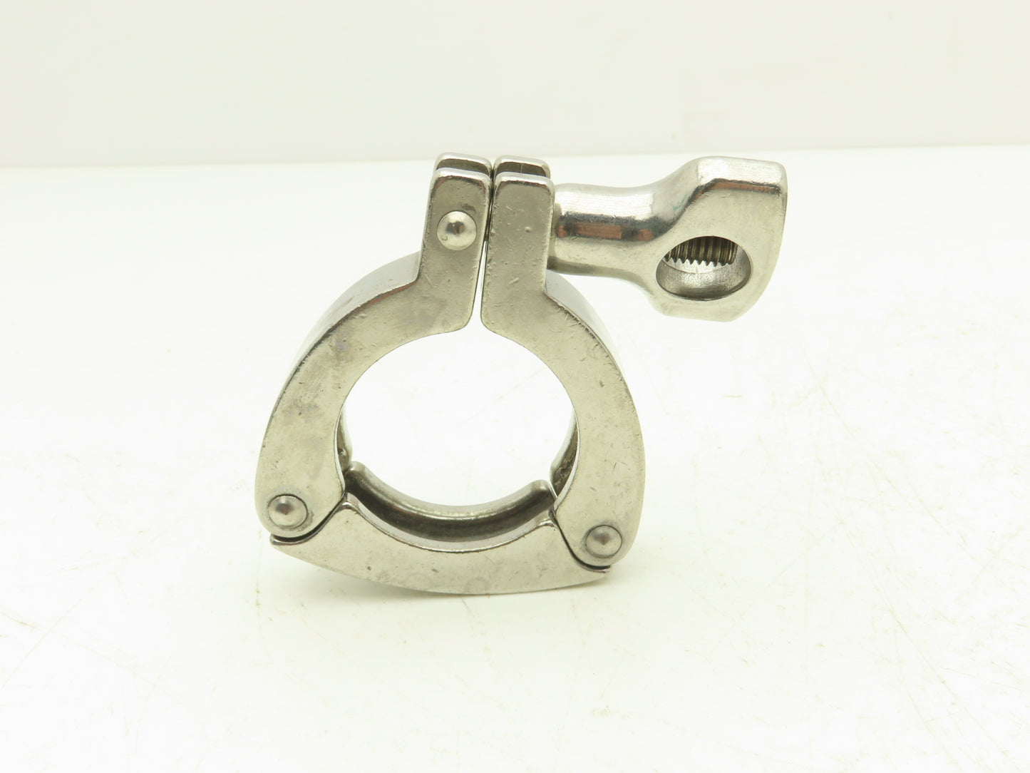 13MHHS-1-304 3 Segment Sanitary Clamp 1" to 1.5" Pipe W 2.1" Flange Lot of 17