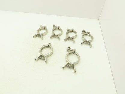 SCC 13MHHMQ-250 Sanitary Squeeze Clamp 2.5" Pipe For 3.2" Flange Lot of 6