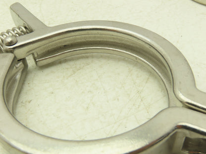 SCC 13MHHMQ-250 Sanitary Squeeze Clamp 2.5" Pipe For 3.2" Flange Lot of 6