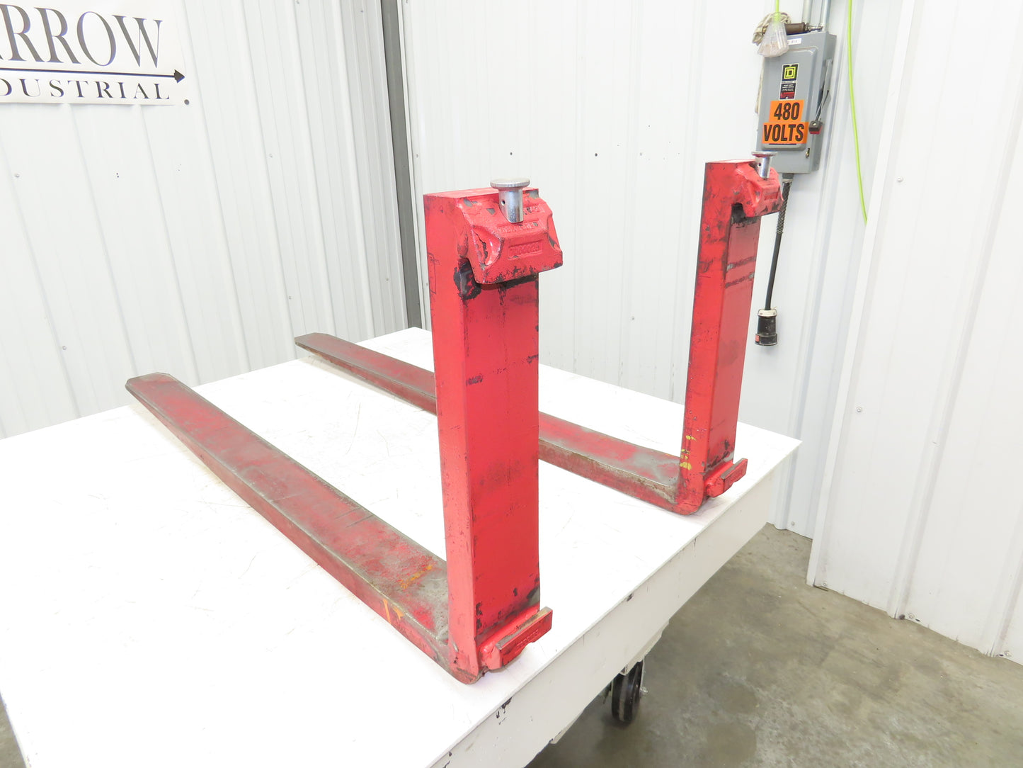 Cascade 7000025 4x47-3/4" Class 2 Steel Forklift Forks 16" Carriage 1-Pair READ