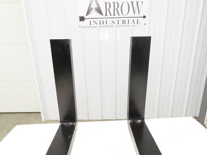 VETTER 1308961 4x47-3/4" Class 2 Steel Side Shift Forklift Forks 16" Carriage