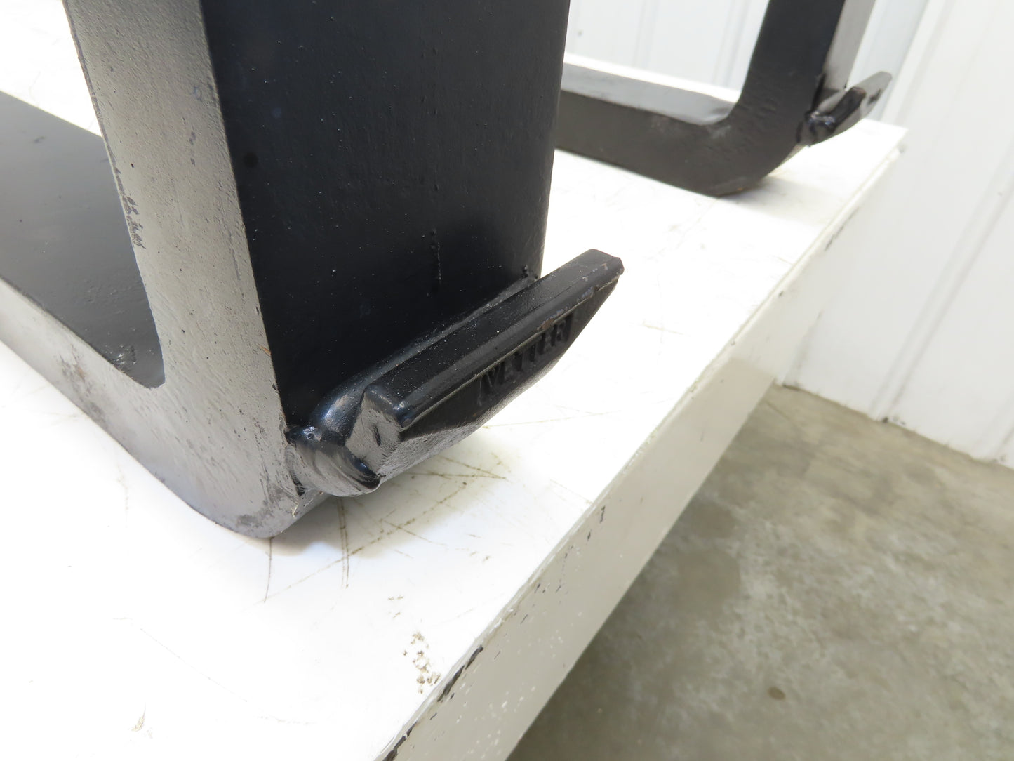 VETTER 1308961 4x47-3/4" Class 2 Steel Side Shift Forklift Forks 16" Carriage