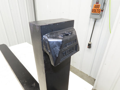 VETTER 1308961 4x47-3/4" Class 2 Steel Side Shift Forklift Forks 16" Carriage