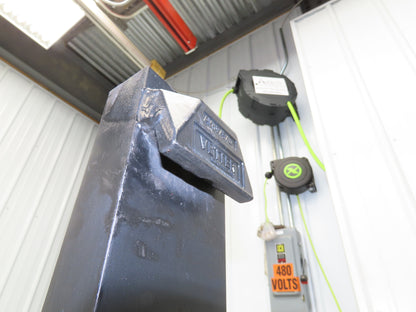 VETTER 1308961 4x47-3/4" Class 2 Steel Side Shift Forklift Forks 16" Carriage