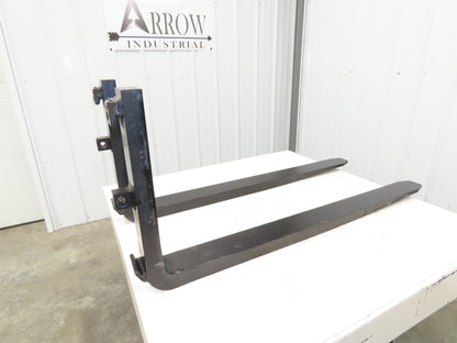 VETTER 1308961 4x47-3/4" Class 2 Steel Side Shift Forklift Forks 16" Carriage