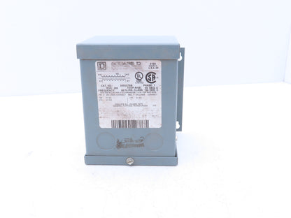 Square D 250SV75B Step Down Power Transformer 0.250KVA 1pH HV 230/270V LV 115V