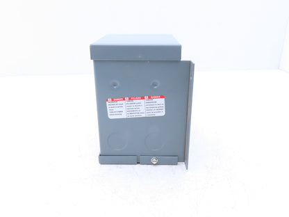 Square D 250SV75B Step Down Power Transformer 0.250KVA 1pH HV 230/270V LV 115V