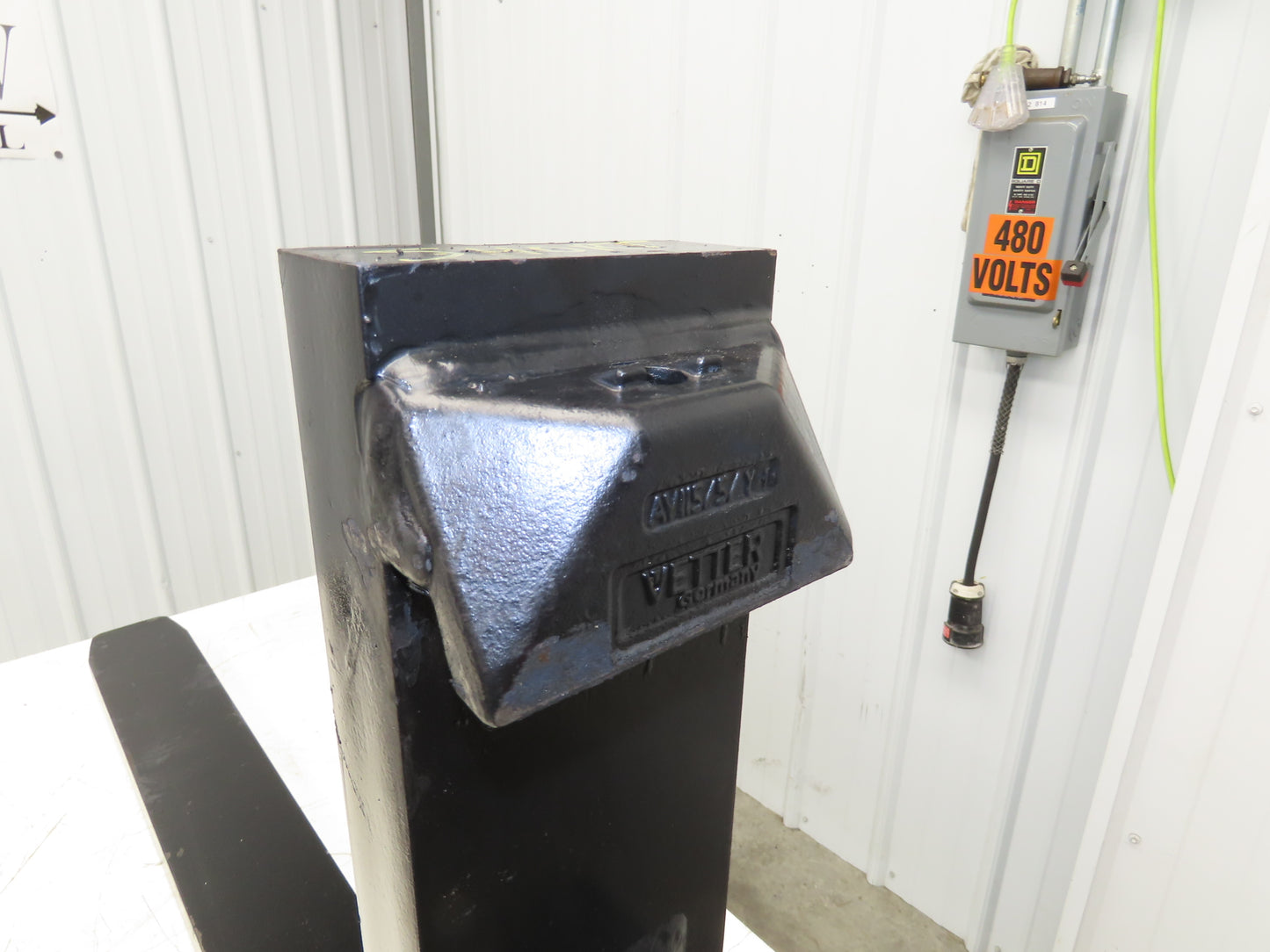 VETTER 1006141 4x42" Class 3 Steel Side Shift Forklift Forks 20" Carriage