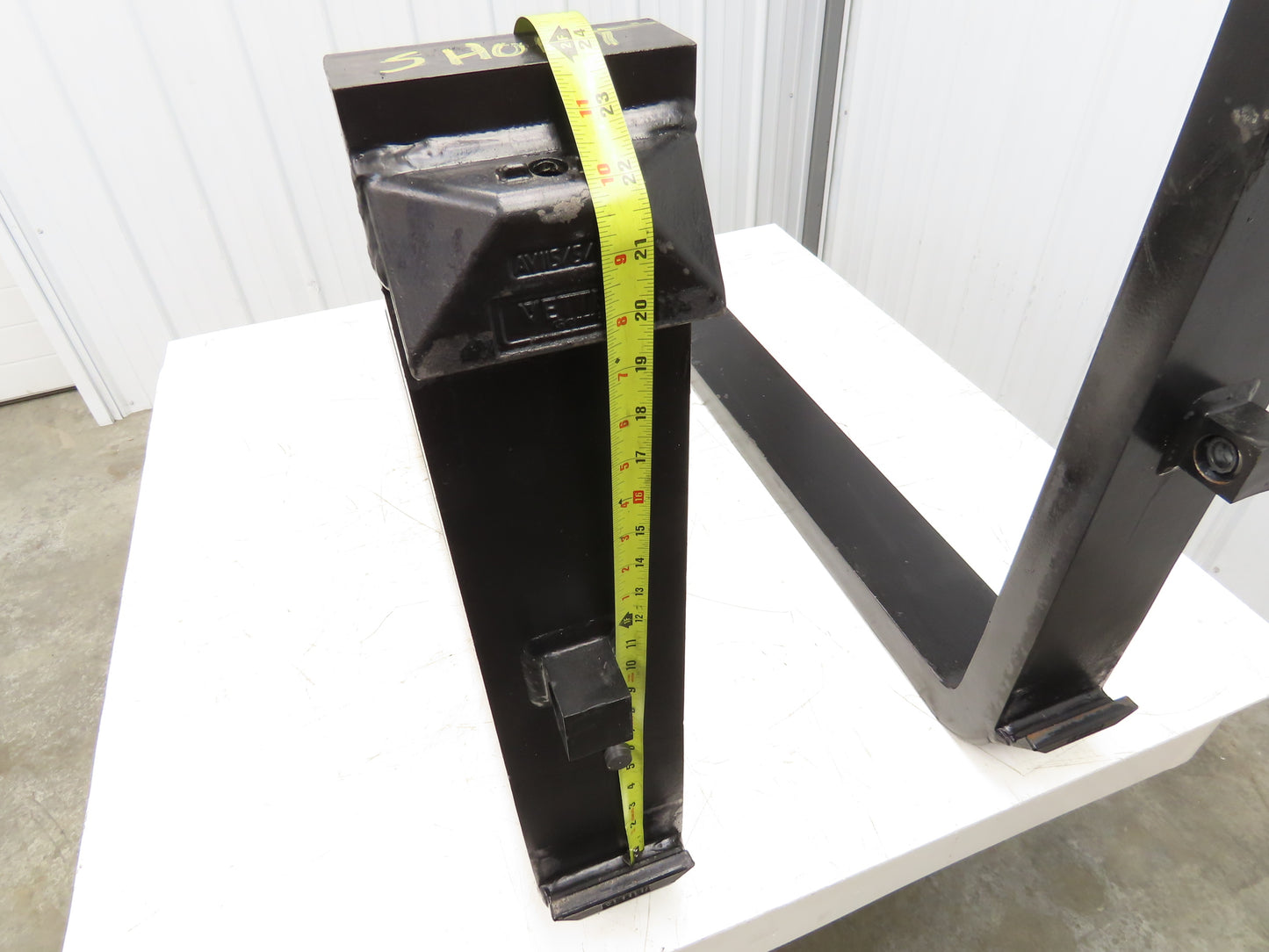 VETTER 1006141 4x42" Class 3 Steel Side Shift Forklift Forks 20" Carriage