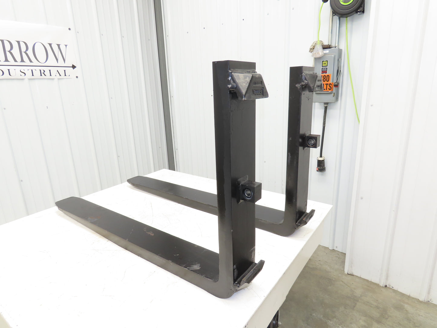 VETTER 1006141 4x42" Class 3 Steel Side Shift Forklift Forks 20" Carriage