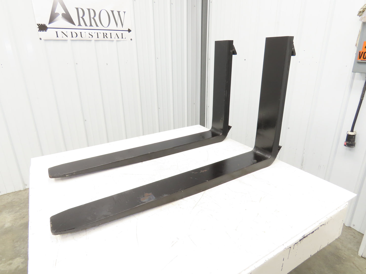 VETTER 1006141 4x42" Class 3 Steel Side Shift Forklift Forks 20" Carriage