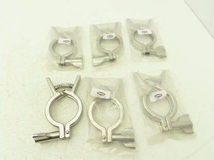 Dixson 13MHHMQ-200 Sanitary Squeeze Clamp 2" Pipe For 2.6" Flange Lot of 6