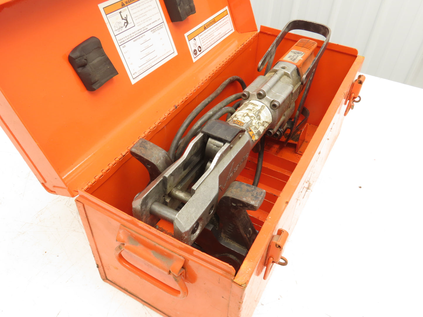 Victaulic EPU PressFit Crimper Tool 2" Fitting Clamp Metal Tool Box 115V