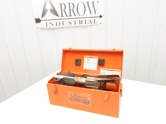 Victaulic EPU PressFit Crimper Tool 2" Fitting Clamp Metal Tool Box 115V