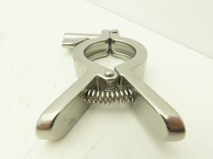 Dixon 13MHHM-Q100150 Squeeze Clamp Sanitary SS 1" to 1-1/2" Pipe Lot of 6