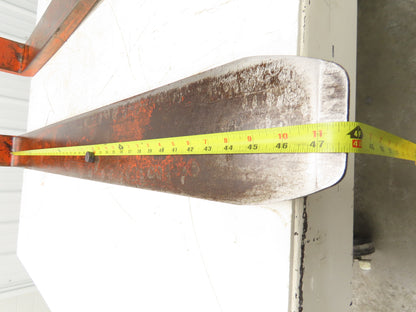 TU 5353 4-3/4x47-3/4" Class 2 Steel Forklift Forks 16" Carriage 1-Pair