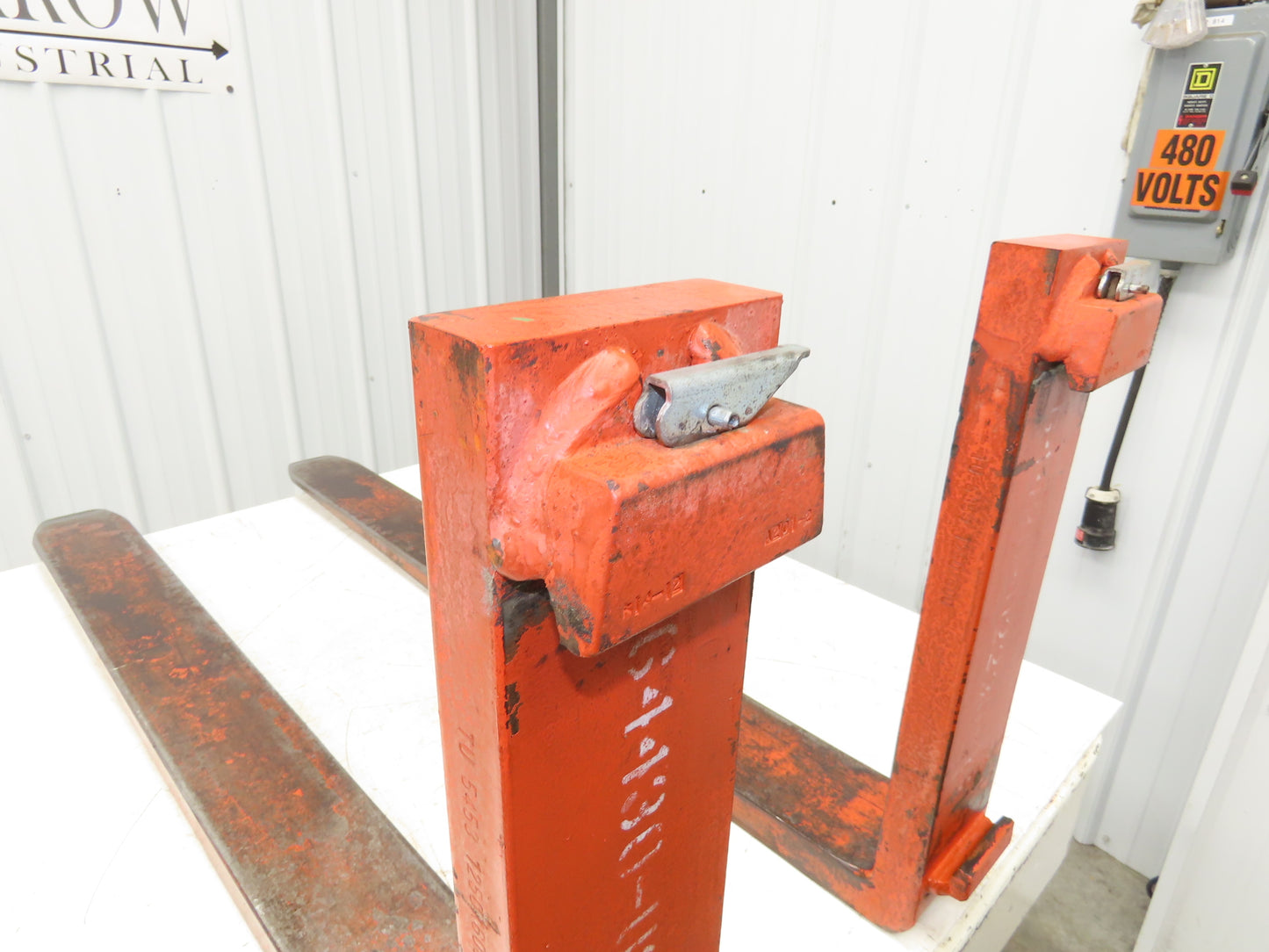 TU 5353 4-3/4x47-3/4" Class 2 Steel Forklift Forks 16" Carriage 1-Pair