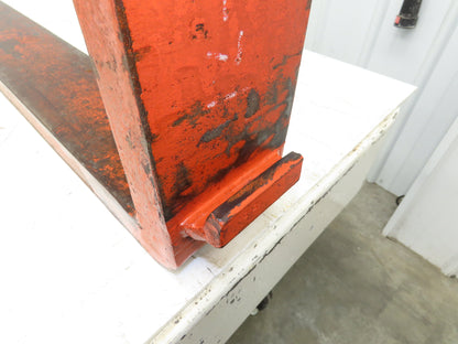 TU 5353 4-3/4x47-3/4" Class 2 Steel Forklift Forks 16" Carriage 1-Pair