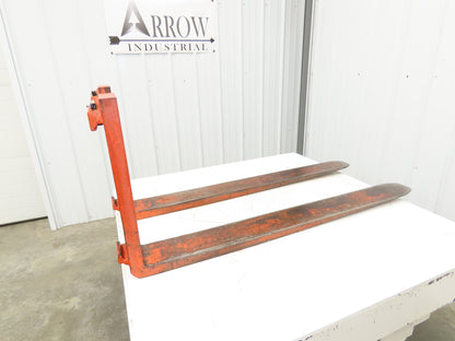 TU 5353 4-3/4x47-3/4" Class 2 Steel Forklift Forks 16" Carriage 1-Pair