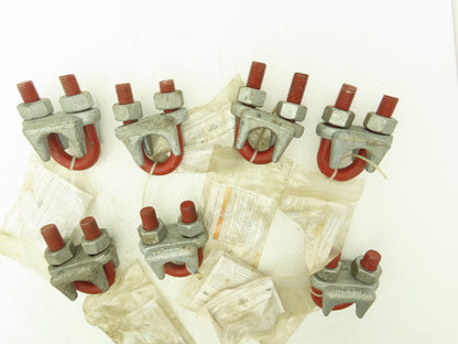 Crosby 1-1/8" Galvanized Drop Forged Wire Rope Clip G-450 Cable Clamp Lot of 7