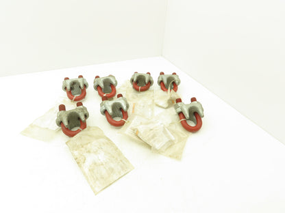 Crosby 1-1/8" Galvanized Drop Forged Wire Rope Clip G-450 Cable Clamp Lot of 7