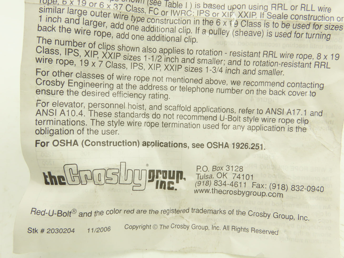 Crosby 1-1/8" Galvanized Drop Forged Wire Rope Clip G-450 Cable Clamp Lot of 7