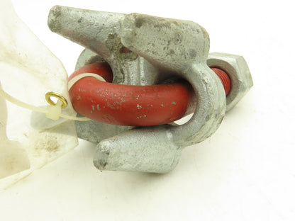 Crosby 1-1/8" Galvanized Drop Forged Wire Rope Clip G-450 Cable Clamp Lot of 7