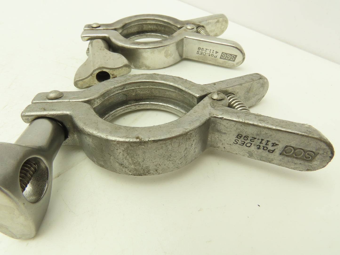 Dixon/SCC 13MHHM-Q100150 Squeeze Clamp Sanitary SS 1" to 1-1/2" Pipe Lot of 7