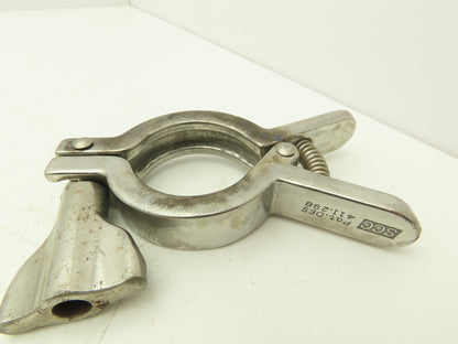 Dixon/SCC 13MHHM-Q100150 Squeeze Clamp Sanitary SS 1" to 1-1/2" Pipe Lot of 7