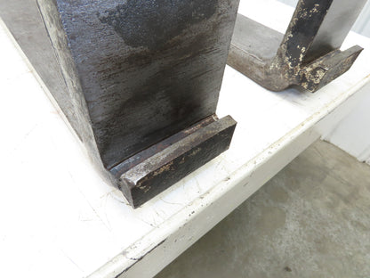 Kenhar K551 6x47" Class 3 Steel Forklift Forks 20" Carriage 8000 lb 1-Pair READ