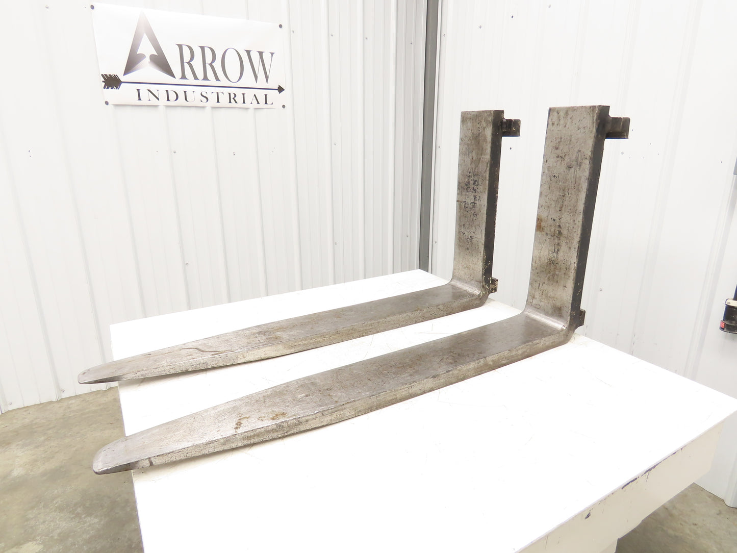 Kenhar K551 6x47" Class 3 Steel Forklift Forks 20" Carriage 8000 lb 1-Pair READ