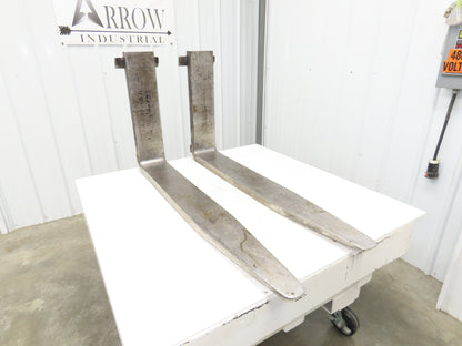 Kenhar K551 6x47" Class 3 Steel Forklift Forks 20" Carriage 8000 lb 1-Pair READ