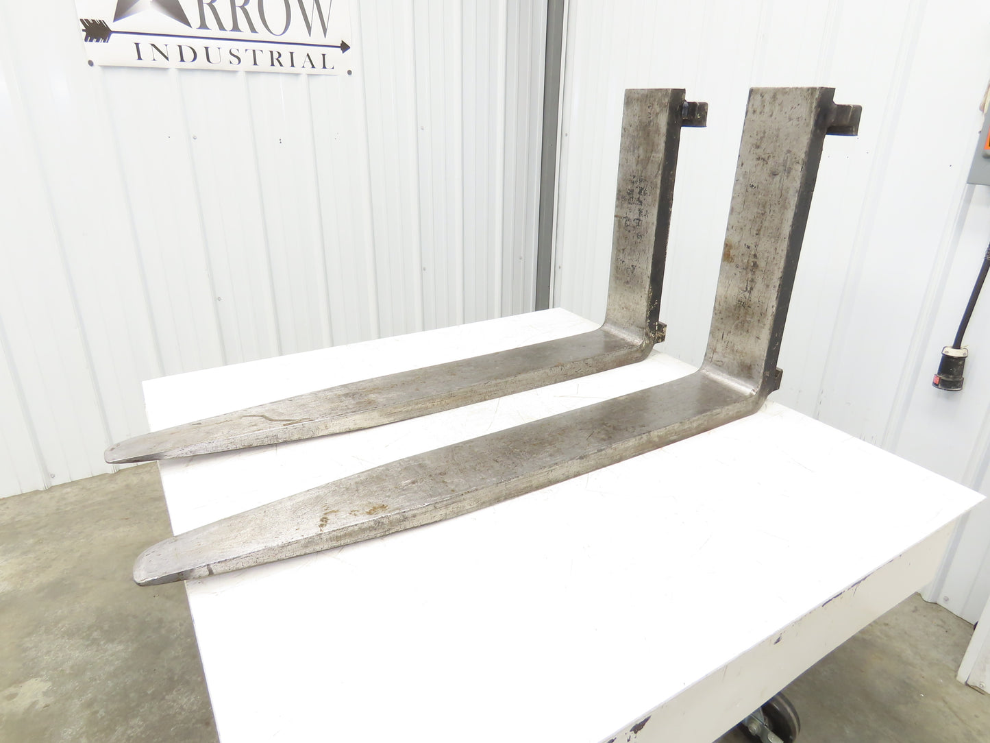 Kenhar K551 6x47" Class 3 Steel Forklift Forks 20" Carriage 8000 lb 1-Pair READ