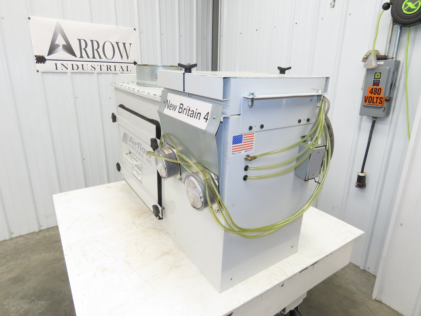 Airflow MPH8V2-PG6-DL Oil Mist Collector Filtration Unit 1hp 480V 3Ph 10" Inlet