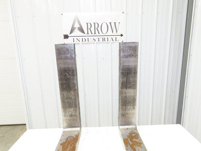 Bolzoni RAU TD061 4-3/4x48" Class 3 Steel Forklift Forks 20" Carriage 1-Pair