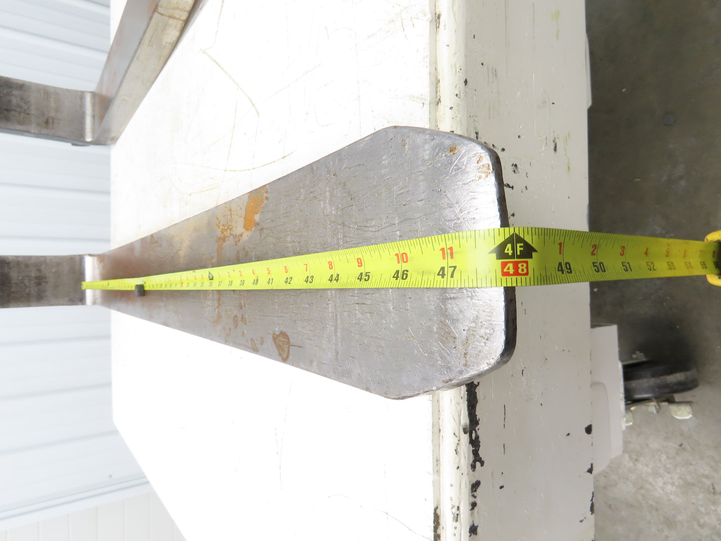 Bolzoni RAU TD061 4-3/4x48" Class 3 Steel Forklift Forks 20" Carriage 1-Pair