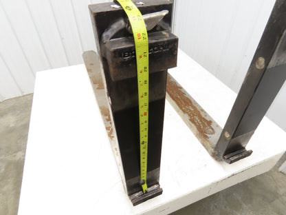 Bolzoni RAU TD061 4-3/4x48" Class 3 Steel Forklift Forks 20" Carriage 1-Pair