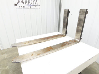 Bolzoni RAU TD061 4-3/4x48" Class 3 Steel Forklift Forks 20" Carriage 1-Pair