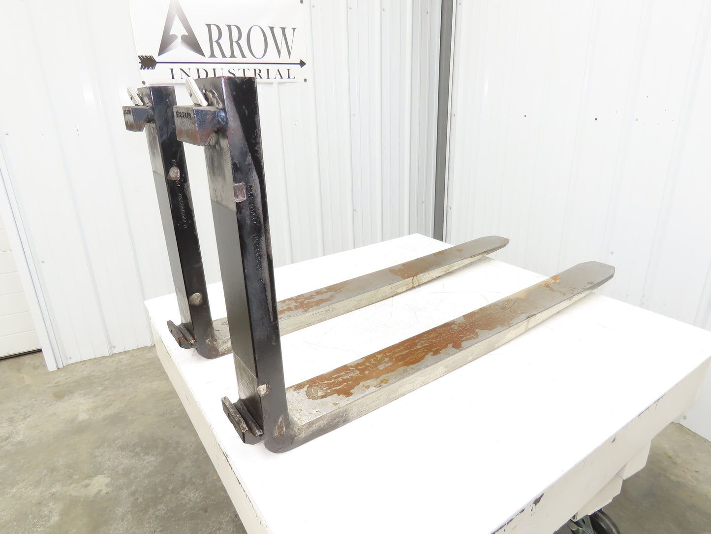 Bolzoni RAU TD061 4-3/4x48" Class 3 Steel Forklift Forks 20" Carriage 1-Pair